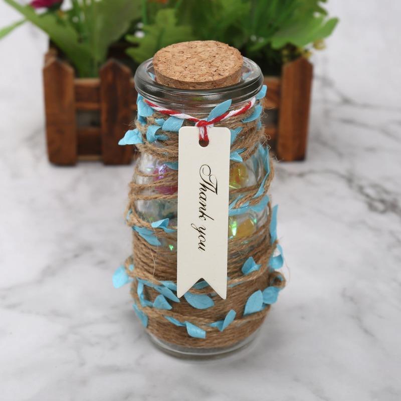 Baking Packaging Hanging Card Gift Decoration Message Label Kraft Paper Hot Stamping Tailcoat Thank You for The Hang Tags