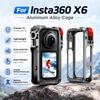 Carcasă de protecție din aliaj de aluminiu Anti-cădere Accesorii pentru camera Insta161 X6