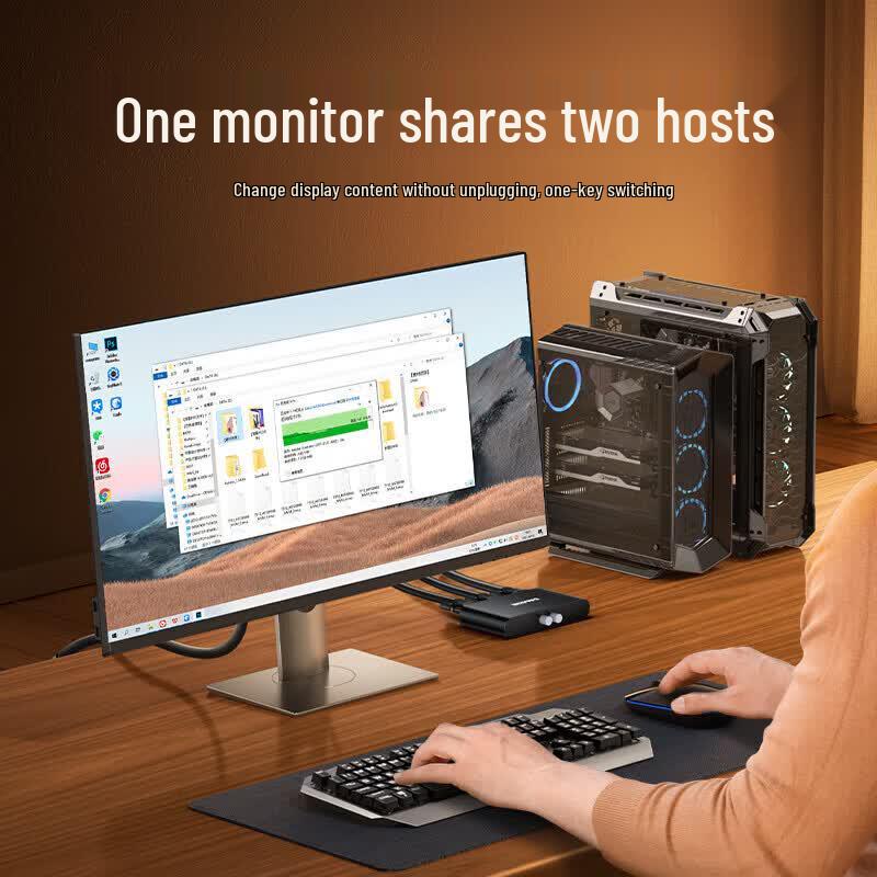 SAMZHE 2-Port VGA KVM Switch