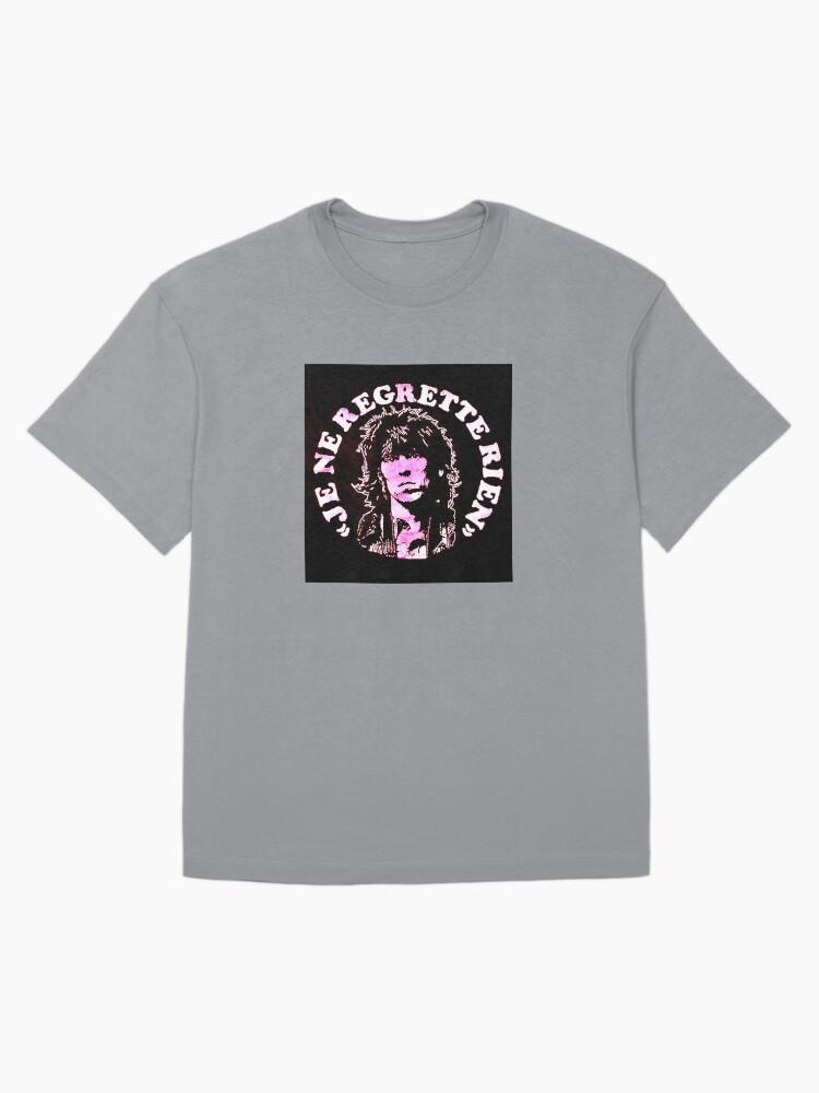 édith Piaf Keith Richards "Je Ne Regrette Rien" Oversized T-Shirt