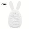 Small Sundries Organizer 3D Printed Bunny Ear Egg Box, Rabbit Storage Easter Candy Holder Container for Home Shelf Mantle Display, Basket Stuffers
