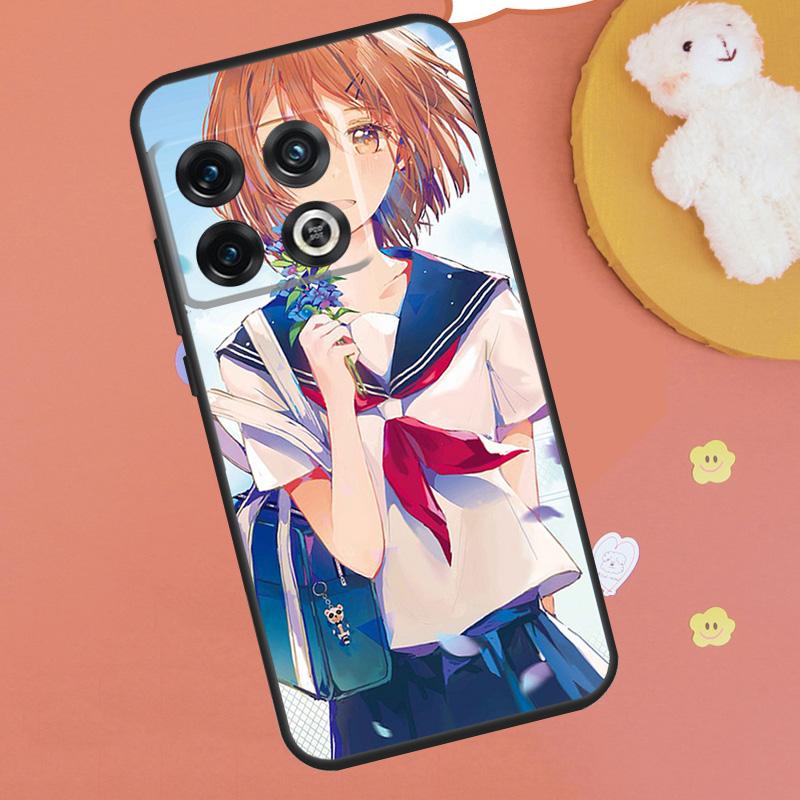 Anime Girl Cartoon Japan Cute Case For OnePlus 15 13 12 11 13T 13R 12R 10R 10T 8T OnePlus Nord 5 CE 4 3 Lite N20 N30 Funda