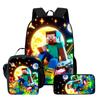 Minecraft Printed Backpack Children'S Elementary School Bag