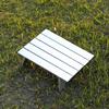 Mini Camping Table Ultralight Portable Aluminum Alloy Outdoor Table Roll-Up Folding Table for Backpacking Picnic BBQ