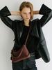 Moremorr Movo Tasche _ Wildleder Braun Mini Tasche 3-Wege
