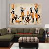 Ethnic African Black Woman Poster Canvas Painting Vintage Wall Art Figure Prints for Living Home Room Wall Decorative Picture