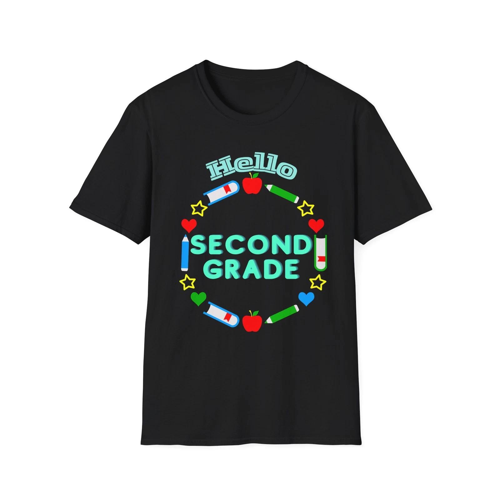Second Grade T shirt, Back to School, Teacher Gift, Educational Shirt S