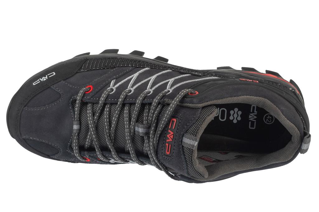 CMP Rigel Low WP, Mens Grey Trekking Shoes