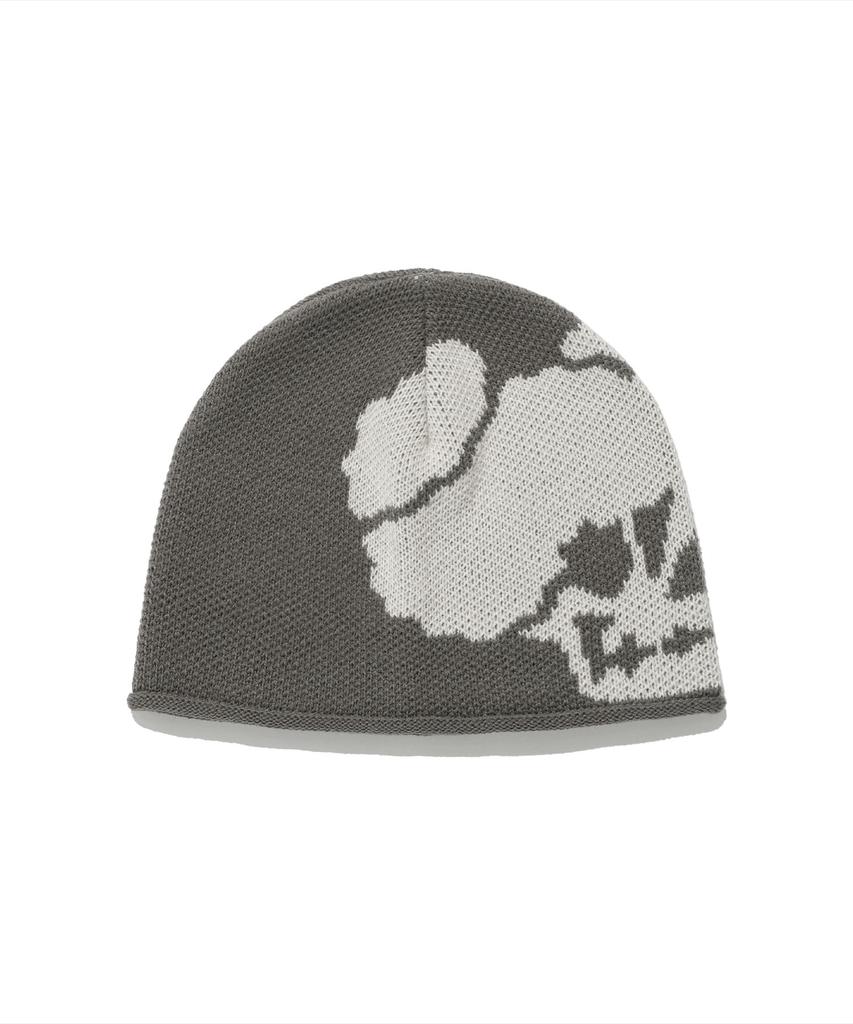 NICEGHOSTCLUB Skull Head Knit Bucket Hat_Charcoal(Ng2Esuab21A)