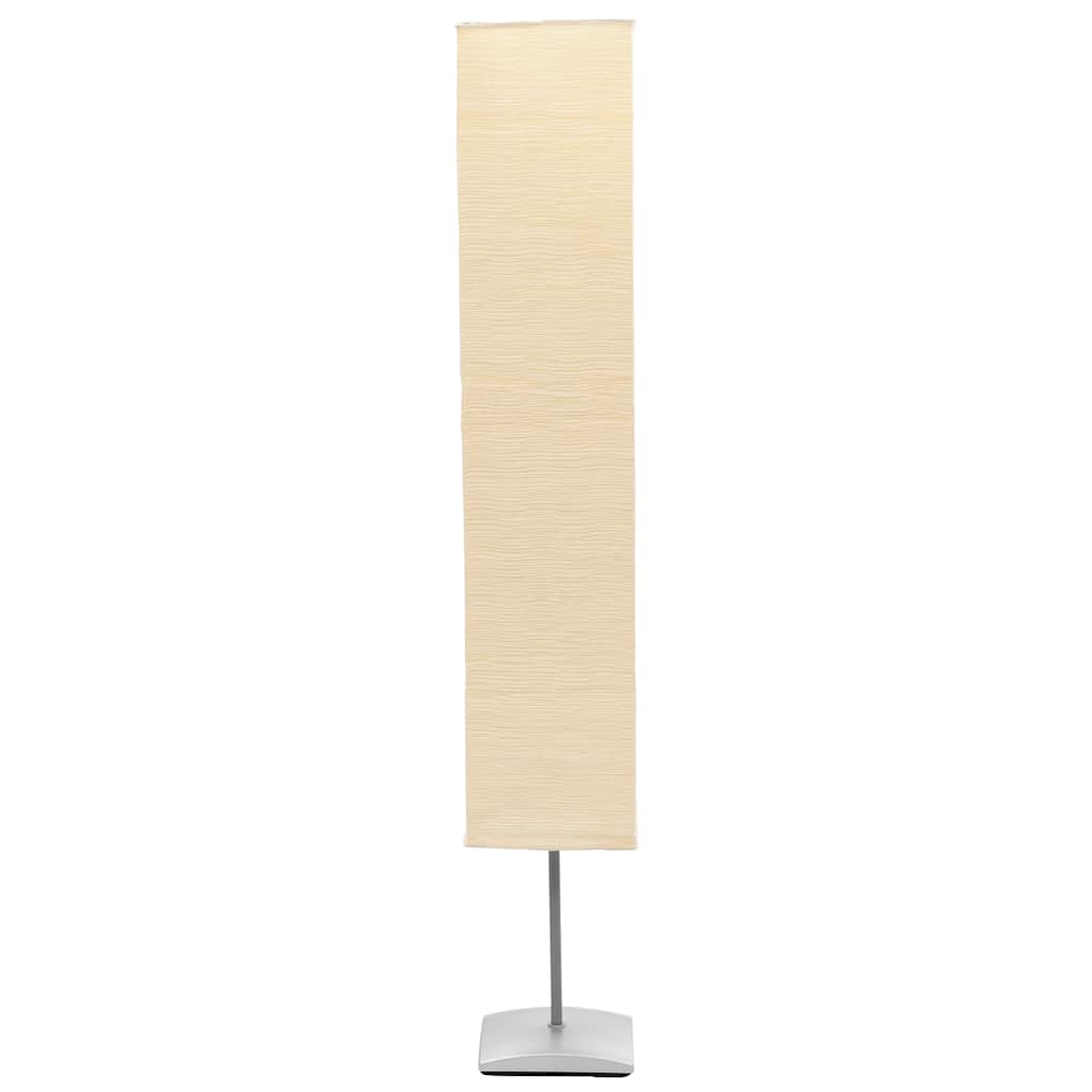 vidaXL Floor Lamp with Steel Stand 135 Cm Beige