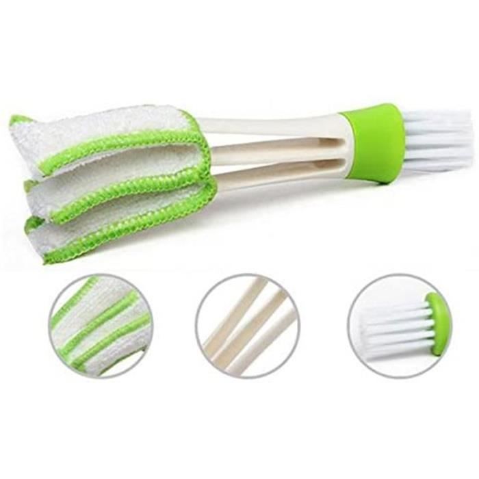 Double Cleaning Brush,Car Fan Window Brush,for Air Fan Air Conditioner,Dust Cleaner