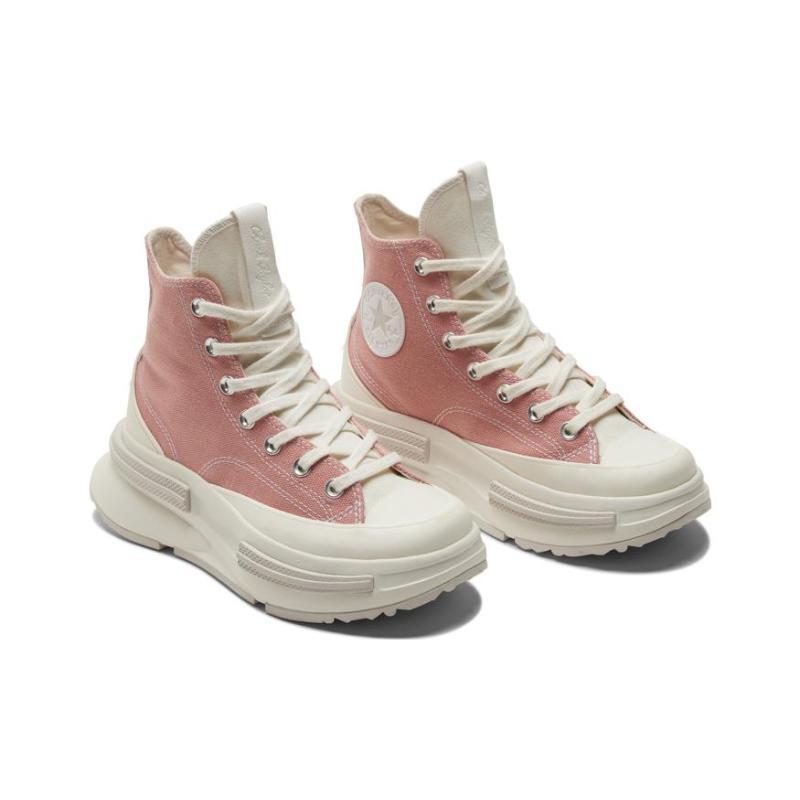 Converse Run Star Legacy Trendy Vintage Platform High Top Espadrilles Unisex Sunset Pink