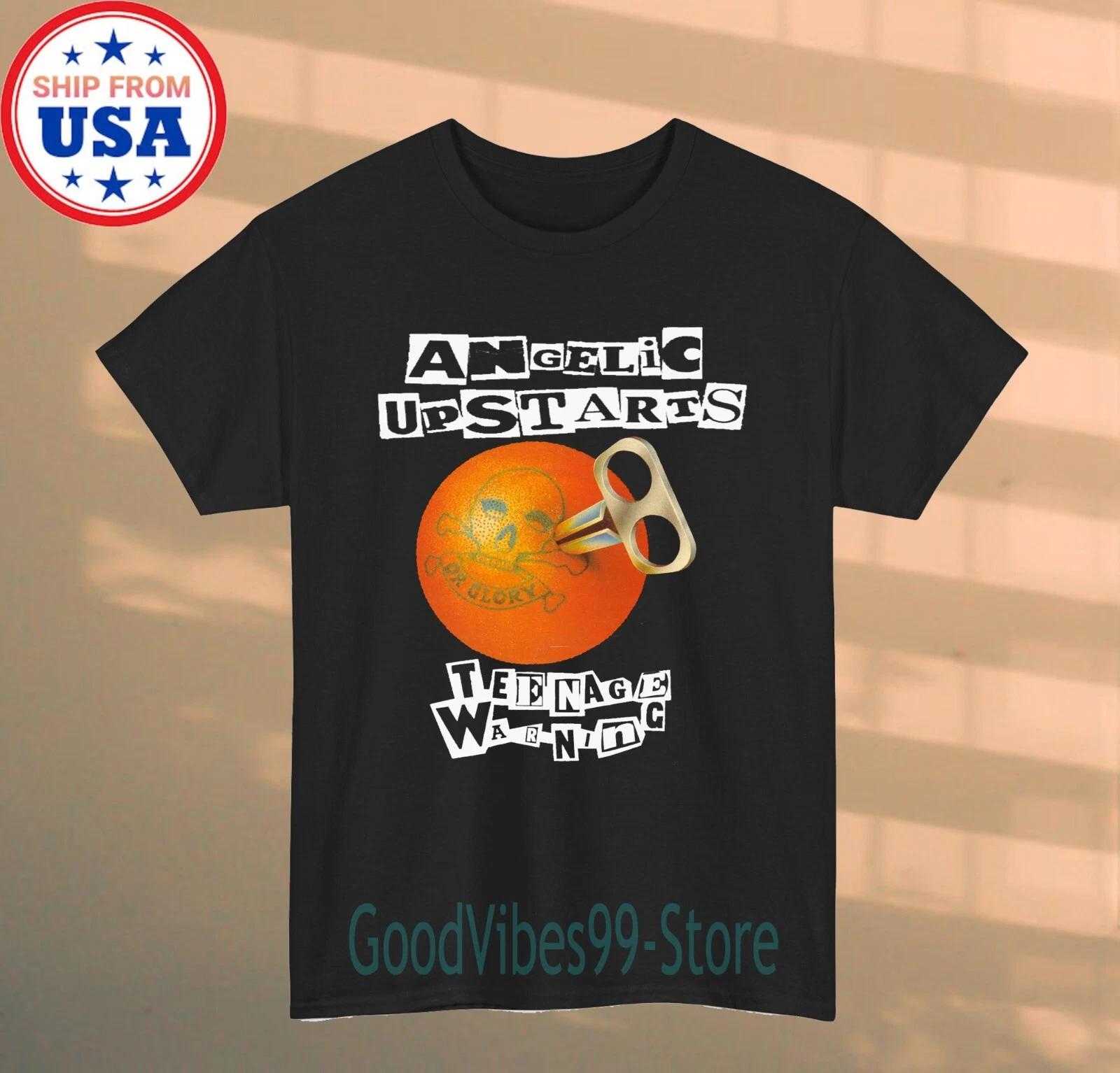 

Angelic Upstarts Teenage Warning Men s Black Size S-5XL 4XL