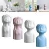 Keramikvase, Menschliche Blumenvase Moderner Minimalismus Statue Skulptur Halter Tischaufsatz