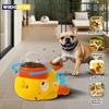 Pies, kot, karmnik dla zwierząt, mała żółta kaczka, interaktywna maszyna do karmienia psów-zagadek, szczeniak, zabawka na jedzenie, antypoślizgowe dno