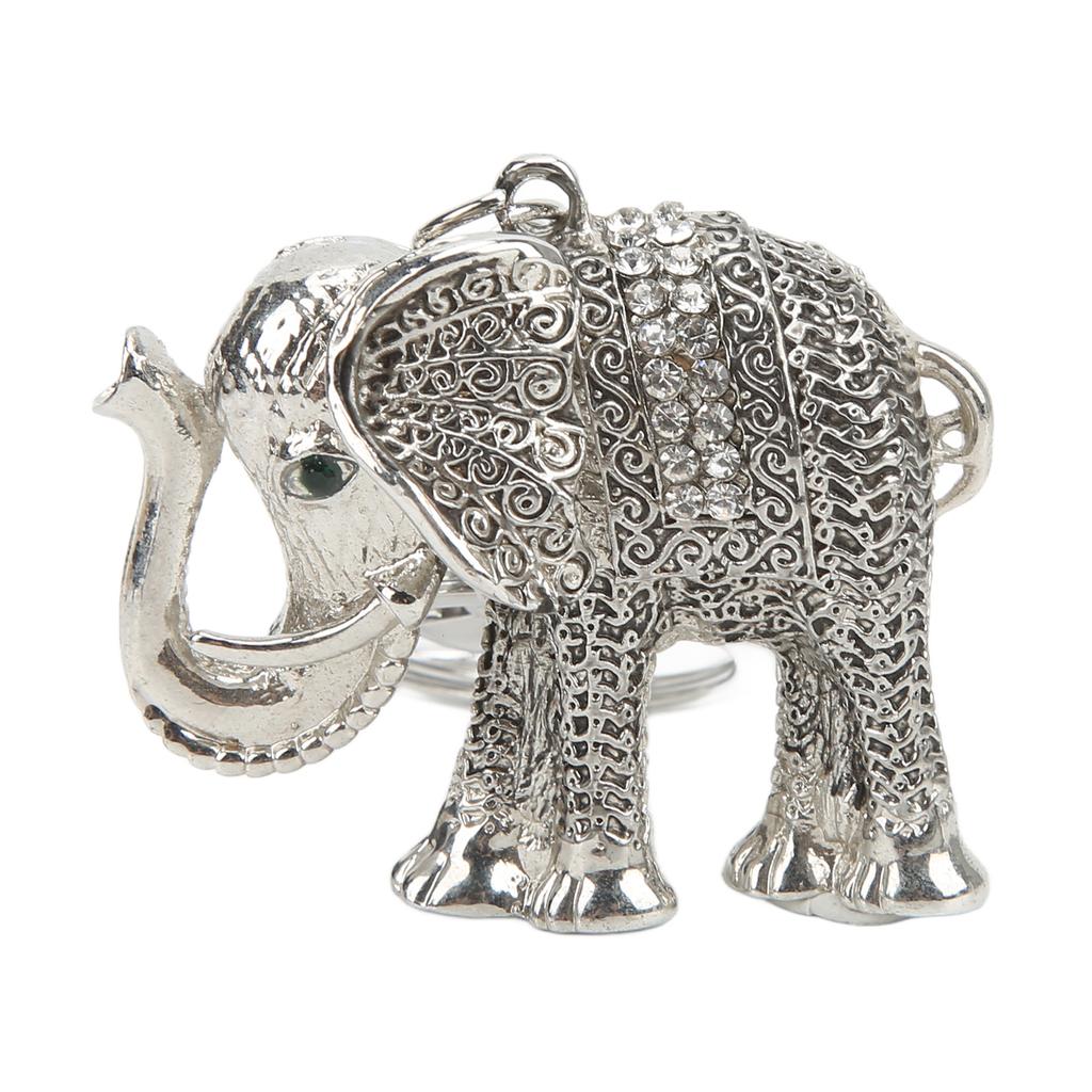 Elephant Keychain Electroplate Retro Keychain Good Luck Environmental Friendly Elephant Key Chain Cute Keychain for Birthday