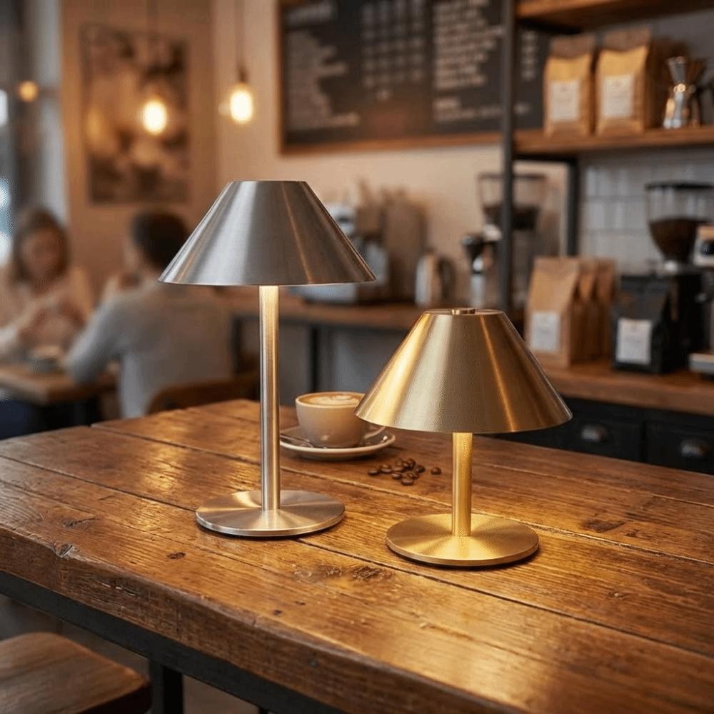 Touch Control Mushroom Bedside Lamp Creative Metal Reading Lamp Atmosphere Lamp  Bedroom Desk