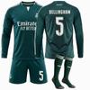 26/27 Clubtenue: Real Madrid Uitshirt (Groen, Lange mouwen, Nee. 10) – Vinícius, CR7, of Mbappé