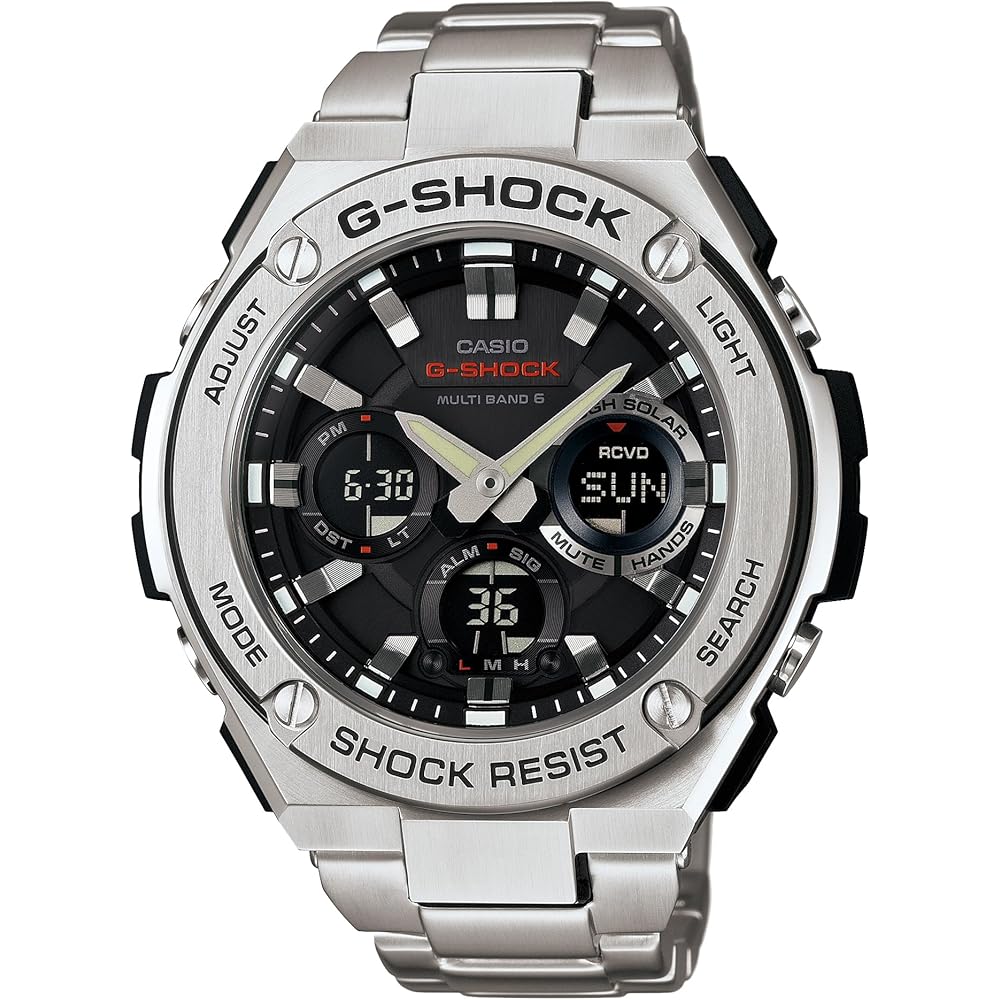 

Casio G-Shock G-Steel Solar Radio-Controlled Watch Silver GST-W110D-1AJF