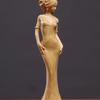 Boxwood High-end Beautiful Women's Arts and Crafts Classical Characters Desktop Solid Wood Living Room Study Ornament