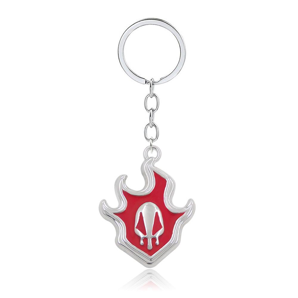 Anime BLEACH Kurosaki Ichigo False Mask Cosplay Necklace Keychain Grimmjow Necklace Cosplay Accessories Man Woman Jewelry Gifts