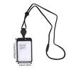 Portable Lanyards Credential Holder Transparent Retractable Badge Reel Lanyard Nurse Work Removable ID Card Holder Cover