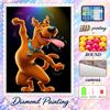 Scooby-Doo Diamond Painting Kit 5D Full Drill DIY Diamond Mosaic Wall Art Home Decor
