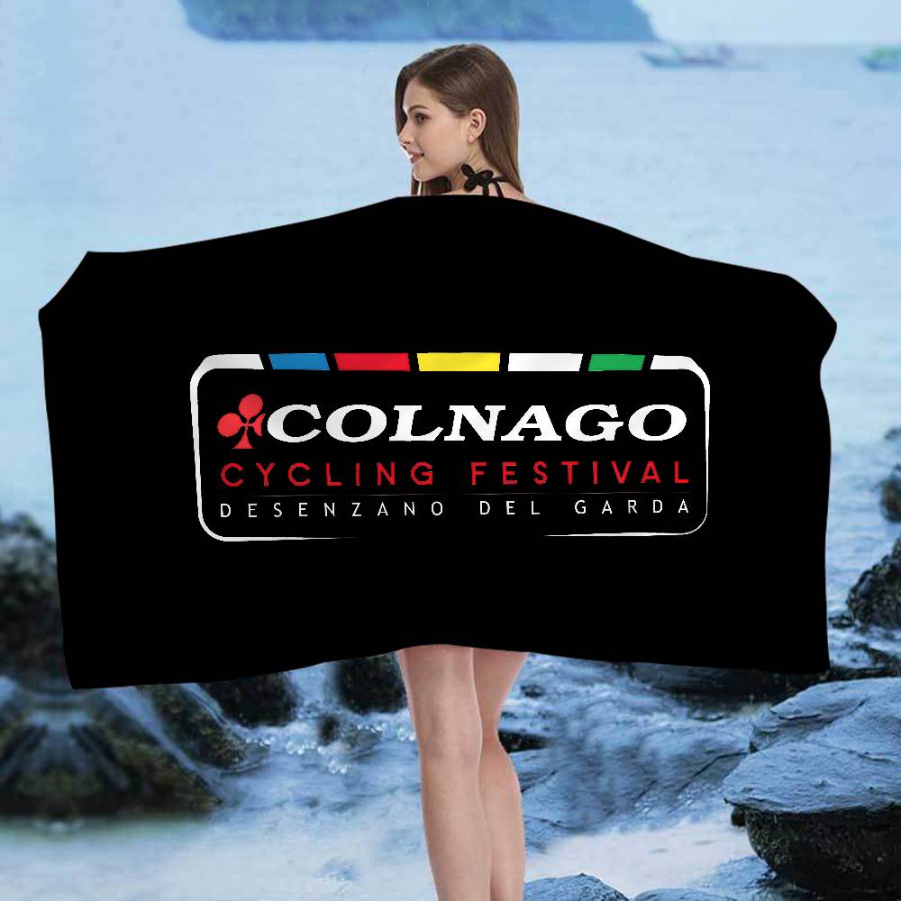 Colnago Logo Beach Towel Colorful Bath Towels For Girl Microfiber Quick Dry Sand Free Beach Yoga Spa Gym Pool