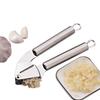 304 Stainless Steel Garlic Press Ginger Crusher Multifunction Manual Garlic Smasher Manual Press Grinding Tool Kitchen Supplies
