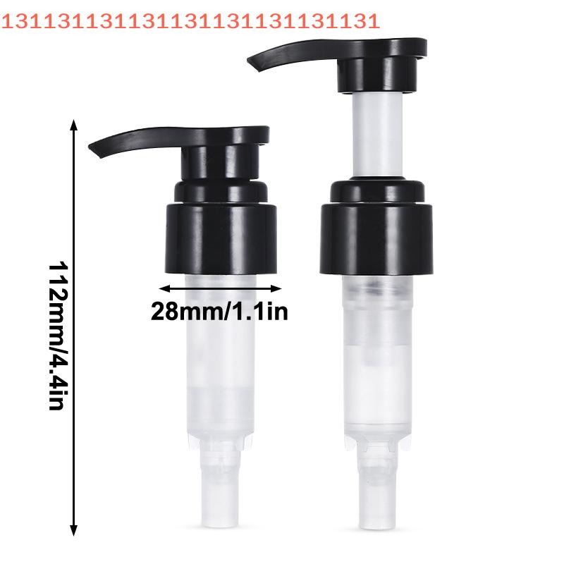 PP Soap Pump Liquid Dispenser Head Round Push Type With 28 Thread Bath Bottle Press Nozzle Lotion Tube For Bath Accessory