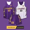 Double-Sided Basketball Uniform Set for Men & Women - American-Style Jersey & Vest for Competition & Training