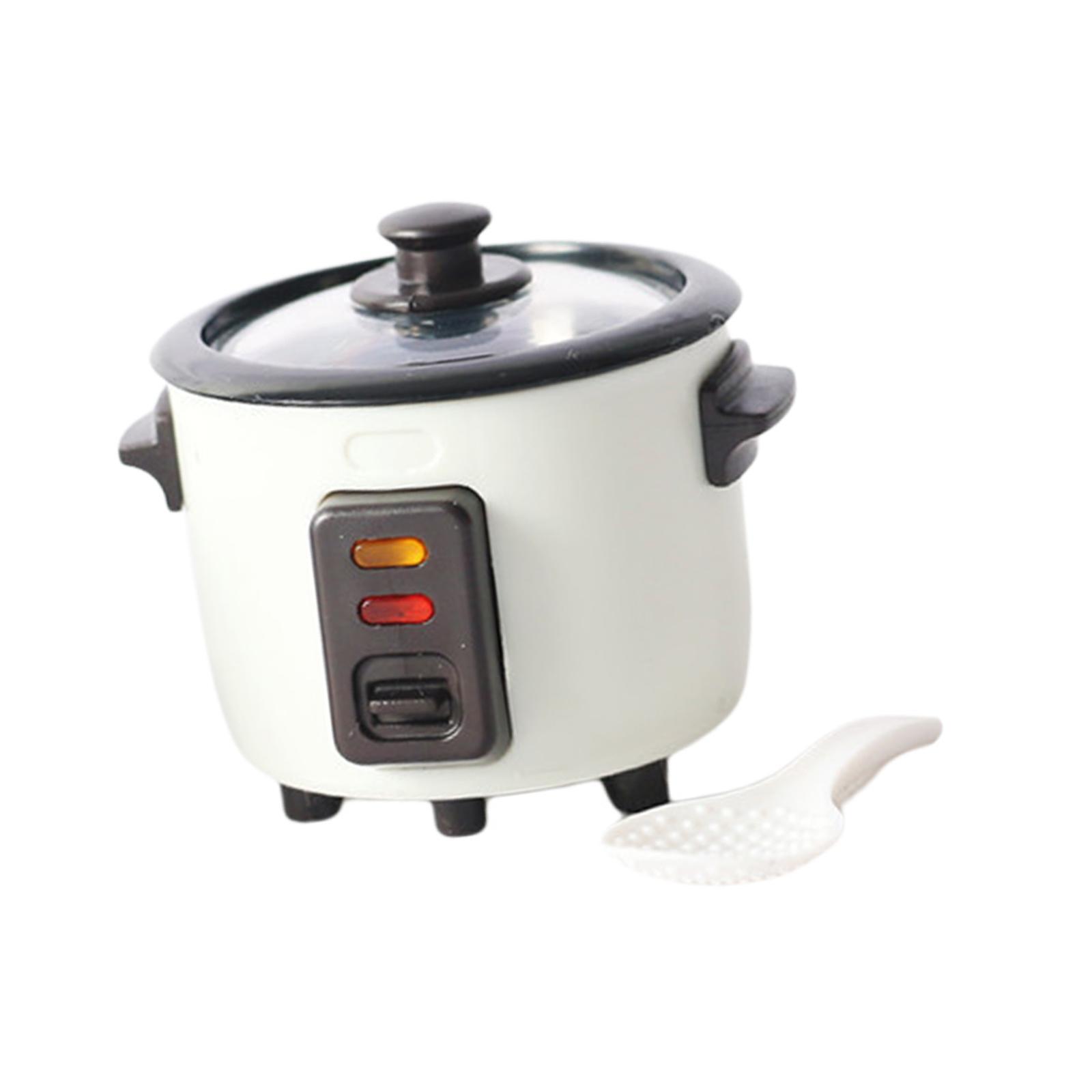 Gift For Dollhouse Lover Miniature Electric Cooker Toy For Doll House Dollhouse Kitchen Furniture Toy