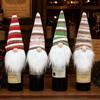 Faceless Doll Knitted Wool Wine Bottle Cover - Christmas Tree Decoration for Dining Table Atmosphere