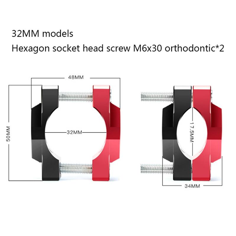 Motorcycle Stent 32mm/42mm/54mm Bracket Bumper Clamp Auxiliary Spotlight headlight Mount Clip Light Phone GPS Handlebar Holder