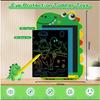 Tablette dessin LCD - LE BAZAR DE GAËLLE 34 - Dinosaure - 8,5 pouces - Lot 2 (bleue et verte) - Écran couleur sans lumière bleue