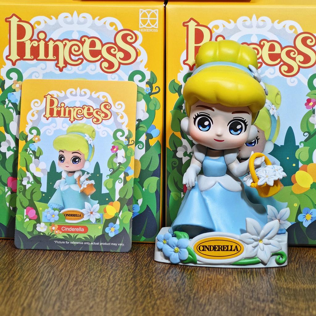 Princess Herocross Snow White Ariel Belle Jasmine Mulan Gifts Toy Model Anime Figures Collect Ornaments For Kids Adults Children's Birthday Gift