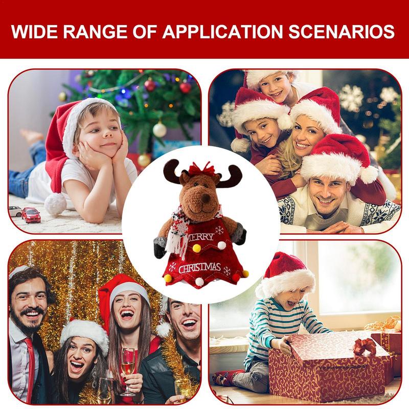 Christmas candy bag cartoon Christmas ornaments bag multifunctional Christmas decorations children's candy bag