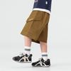 Boy's Summer Casual Wide-Leg Cargo Shorts