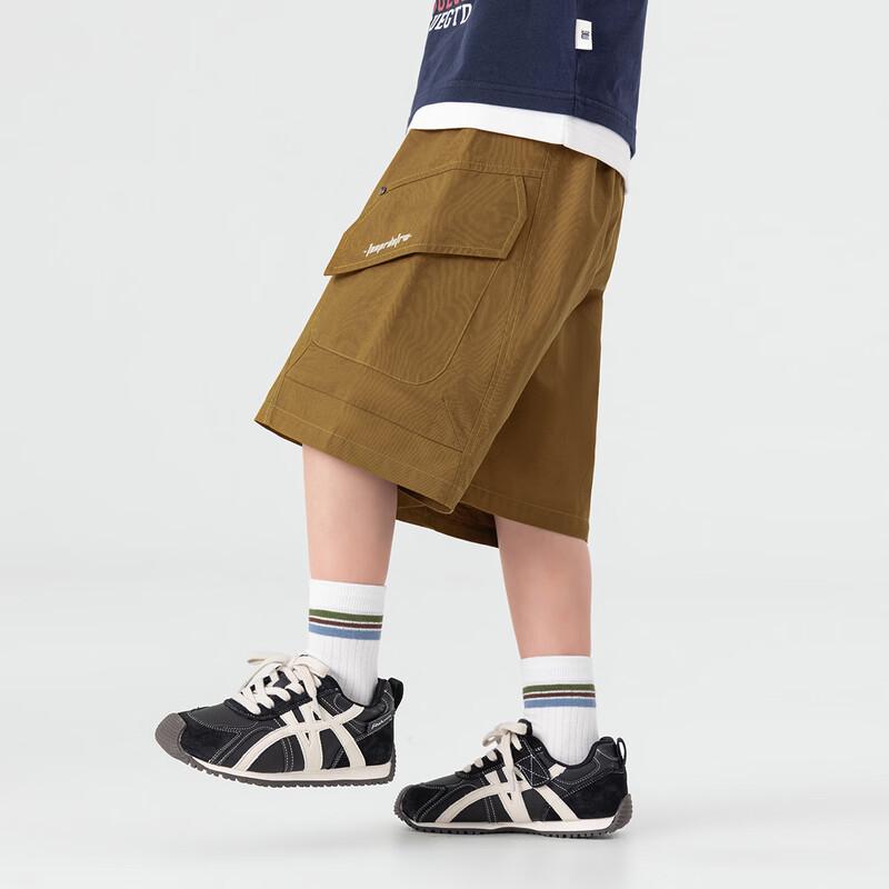 Boy's Summer Casual Wide-Leg Cargo Shorts