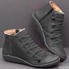 Fashion Autumn Winter New Women's Boots Large Casual Short Boots Simple Comfortable Versatile Front Strap Women's Shoes