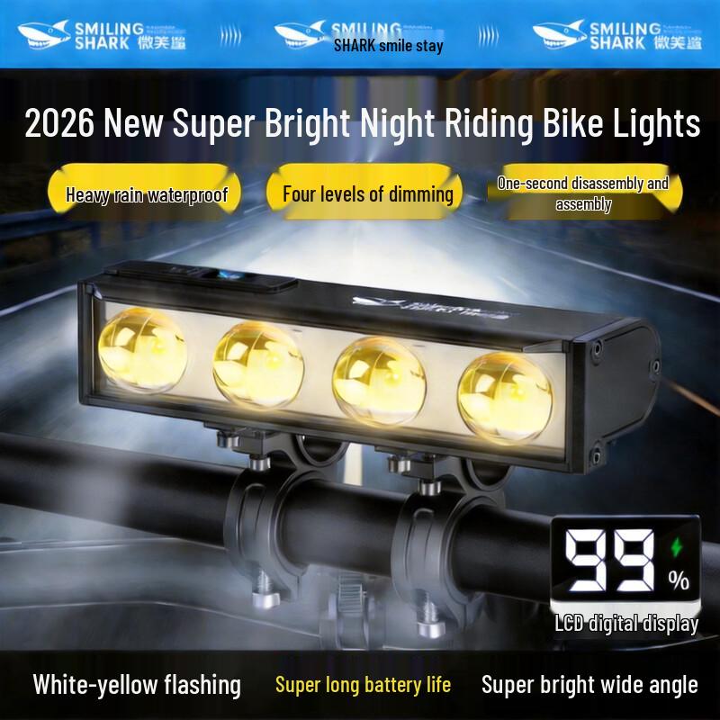 Smiling Shark D330 Ultra-Bright Bicycle Headlight