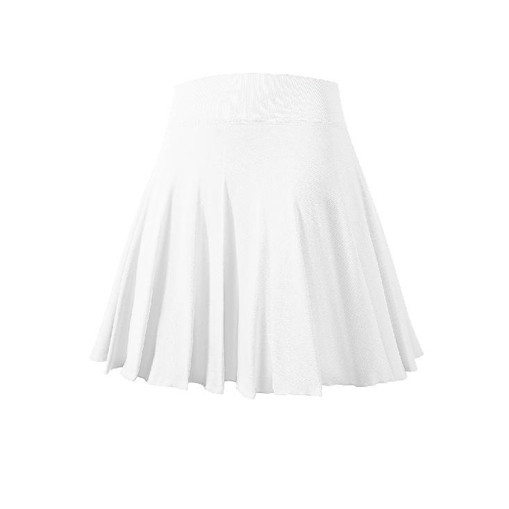 Neuer gefälschter zweiteiliger blendfreier plissierter Sport-Kurzrock, Badmintonrock, Fitness-Yoga-Kurzrock für Damen