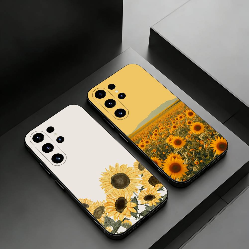 Sunflower Phone Case For Samsung Galaxy S26,25,24,23,22,21,20Plus Ultra