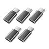 5Pieces  USB C Adapter for Phone 15/16 Tablets Pad Switches Enables Charging and Data Transfer Aluminum