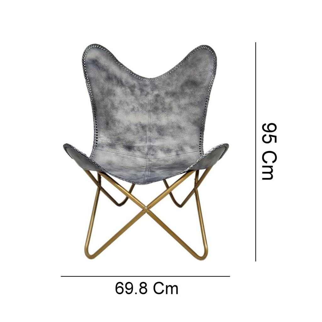 Ručně vyráběné křeslo Butterfly Butterfly skládací moderní sling Lounge Accent