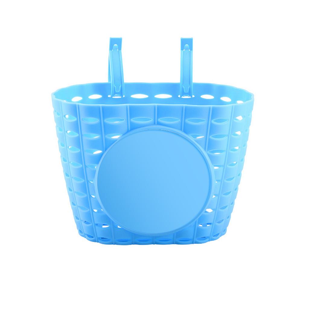 Children Bike Front Basket Bicycle Handlebar Storage Basket Front Mounted Carrier for Kids Bikes and Scooters Universal Riding Accessory