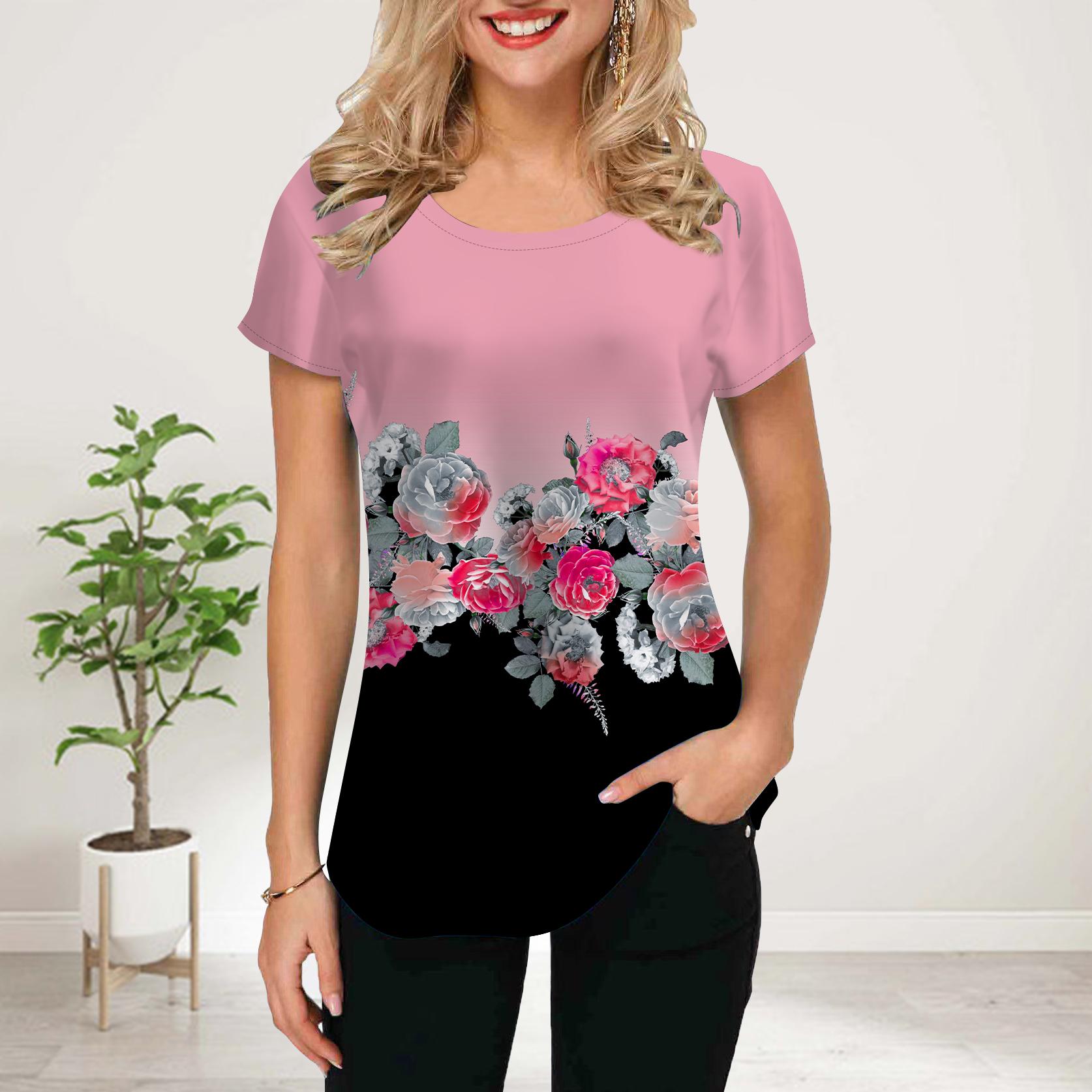 Женская летняя футболка с принтом «Голубая груша» — фото 4