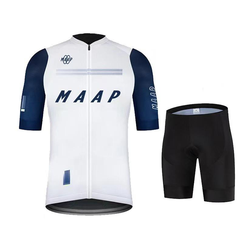 

2025MAAP Short-sleeved Cycling Suit Set Men Women Filled In Road Bicycle Breathable Quick-drying Riding Equipment XXL