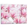 Glasplatte Schneidebrett 52x40 Blumen