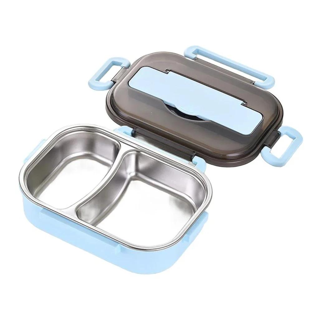 

Insulated Meal Box Portable Lunch Container Meal Prep 1L Capacity Compact Size Lightweight Design Rust Resistant синий